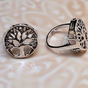 Bague ARBRE de VIE argentée