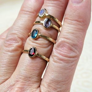 Alternative view of Bague Manon dorée