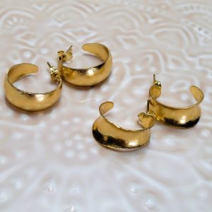 Créoles dorées Olivia