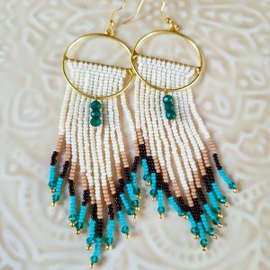 Boucles d'oreilles Violaine