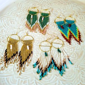 Boucles d'oreilles Violaine