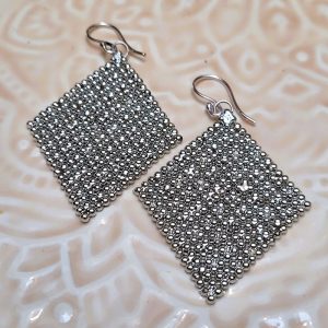 Boucles d’oreilles Ava argenté