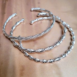 Demi-Joncs argentés Louise