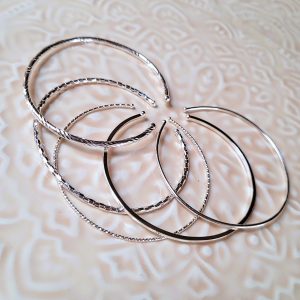 Demi-Joncs argentés zoé