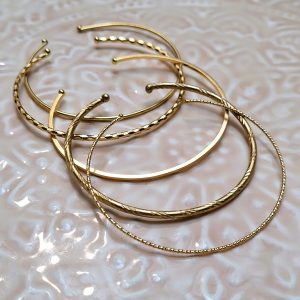 Demi-Joncs dorés Zoé