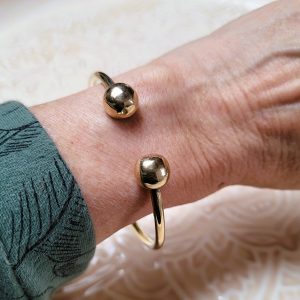 Alternative view of bracelet doré Lola