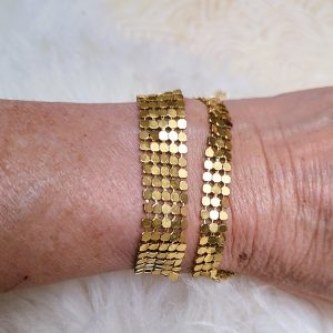 Alternative view of Bracelet Ava doré