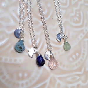 Collier pierre Maia argenté Collier pierre Maia argenté