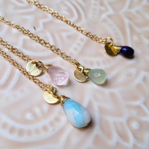 Collier pierre Maia doré