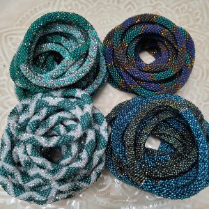 Alternative view of Bracelet Népalais Turquoise bleu