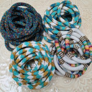 Alternative view of Bracelet Népalais Turquoise multicolor