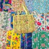 Petit Sac Kantha matelassé d'inde