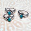 Bague argentée June Turquoise